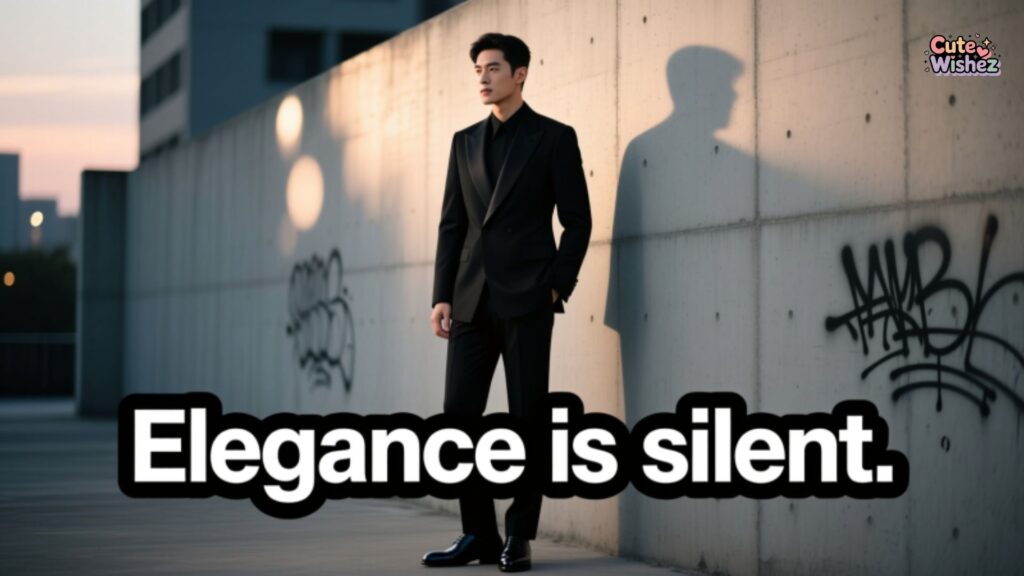 Black Suit Captions For Instagram