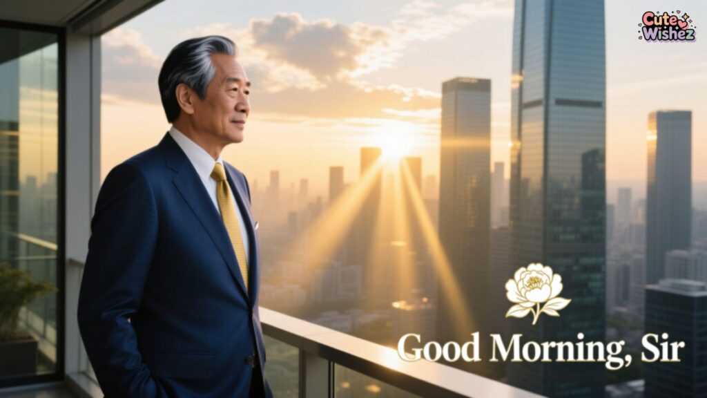 Good Morning Wishes for Sir That Reflect Leadership Respect