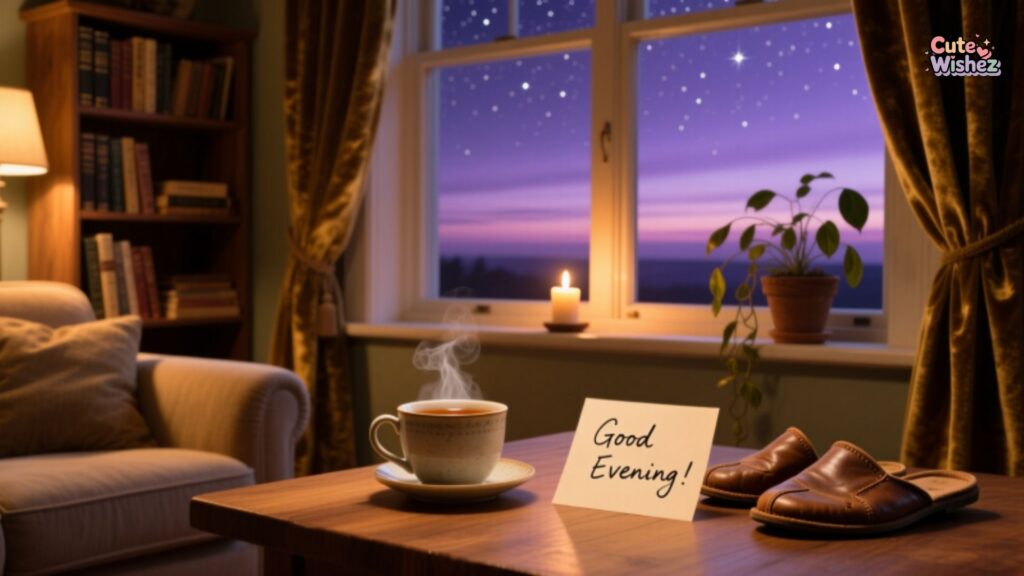 Sharing Warm and Comforting Thoughts with Good Evening Wishes