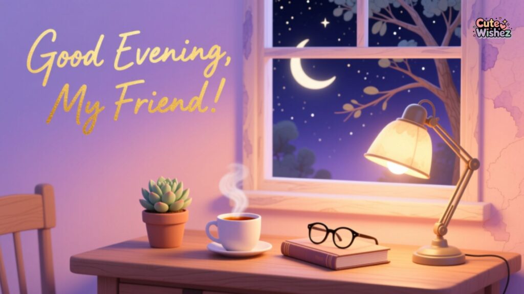 Sweet Good Evening Messages for a Friend