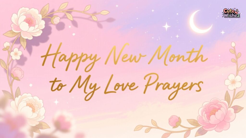 Happy New Month to My Love Prayers