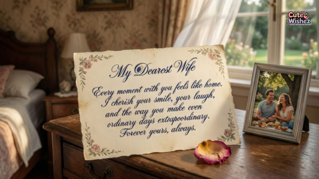 Cute Love Message for My Wife