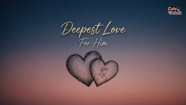 Deep Love Quotes for Him