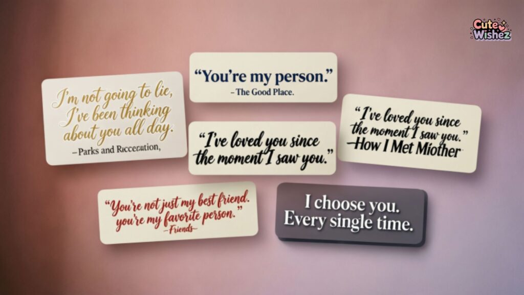 Famous TV Love Quotes for Him The Ones You Can't Forget