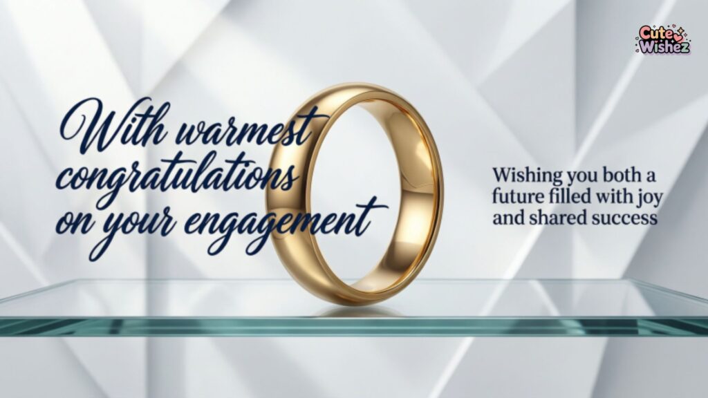 Formal Engagement Wishes for Professional Use