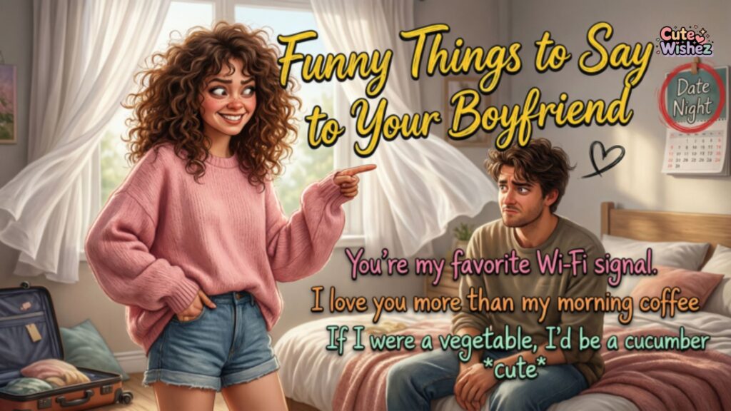 Funny Things to Say to Your Boyfriend