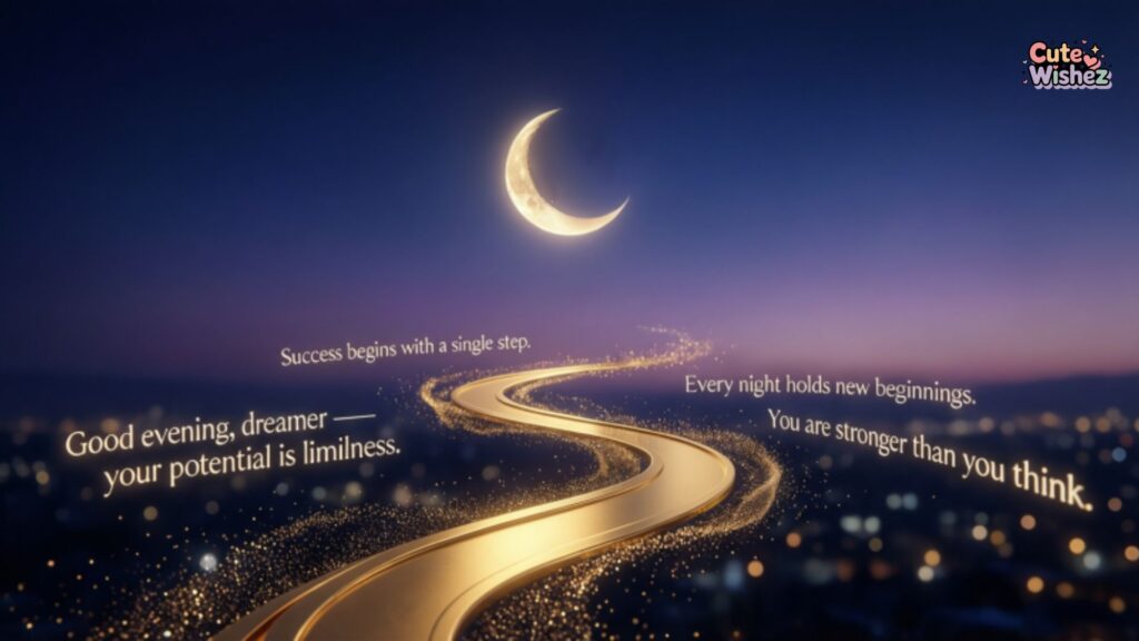 Good Evening Quotes for Motivation and Success