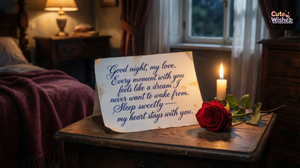 Good Night Love Message for Her to Fall in Love
