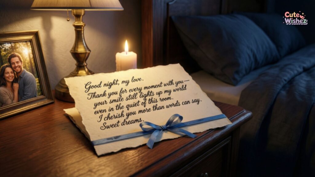 Good Night Love Message for My Wife