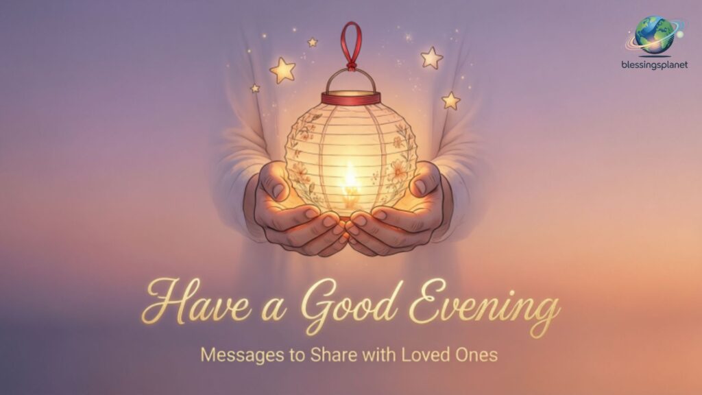 Have a Good Evening Messages to Share with Loved Ones