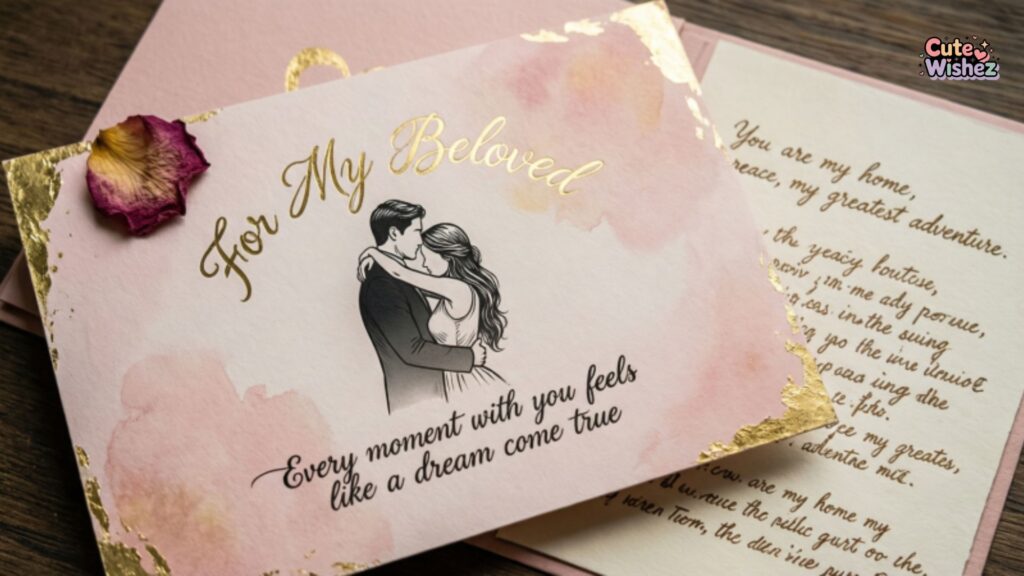 Romantic Wedding Messages for Your Partner's Card