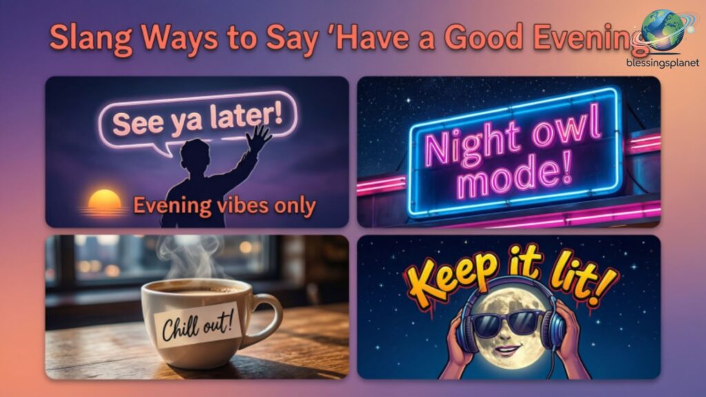 Slang Ways to Say Have a Good Evening