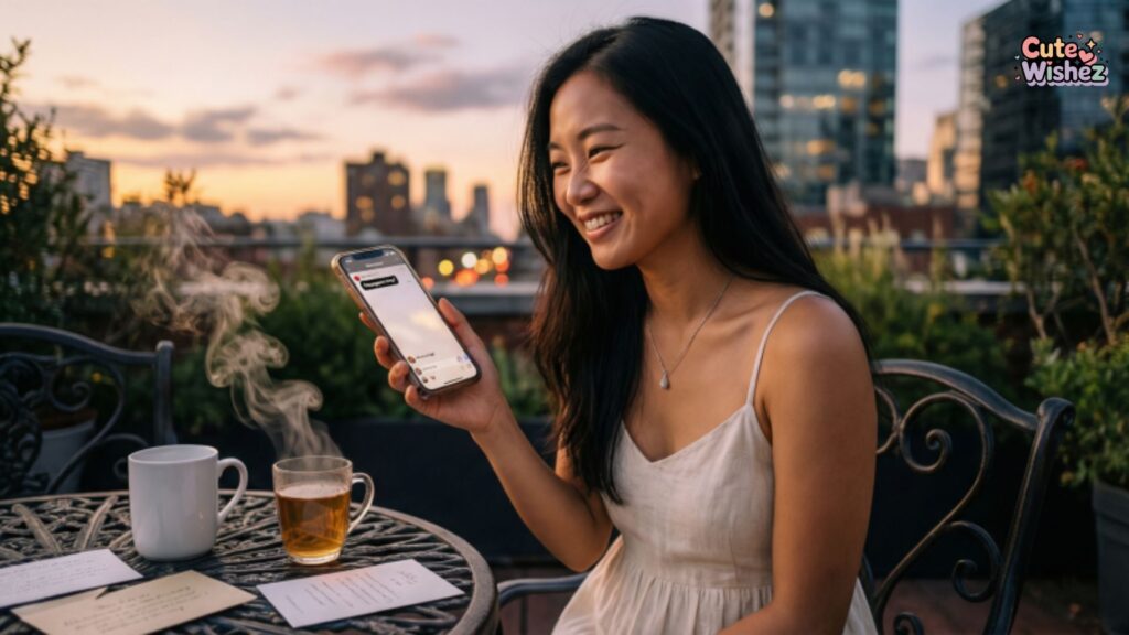 After the perfect engagement messages from friends