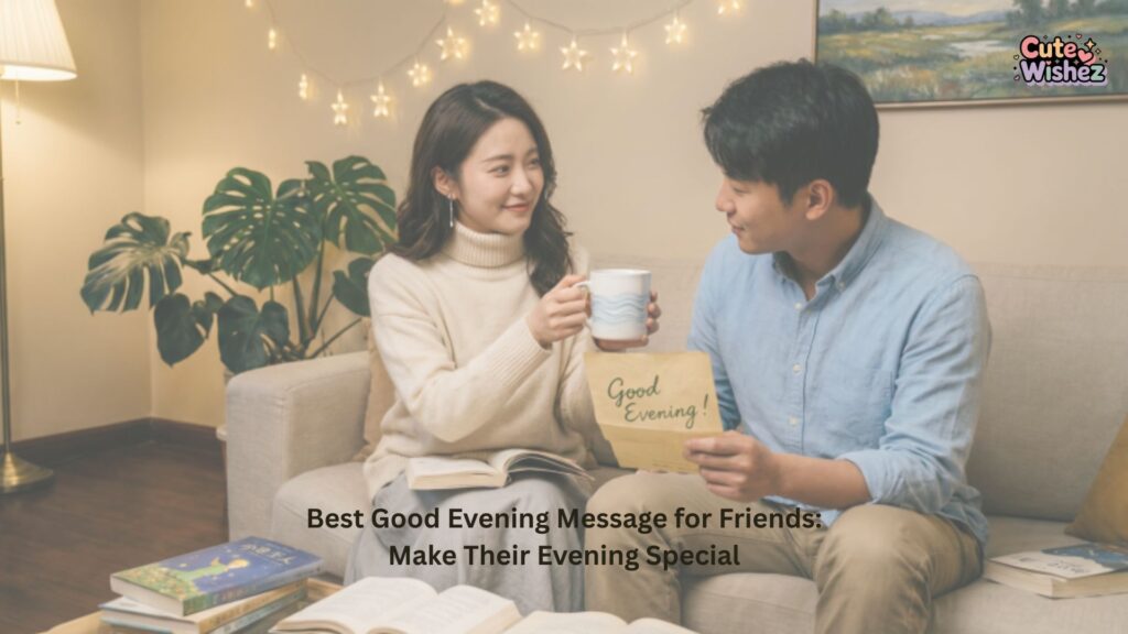 Best Good Evening Message for Friends Make Their Evening Special