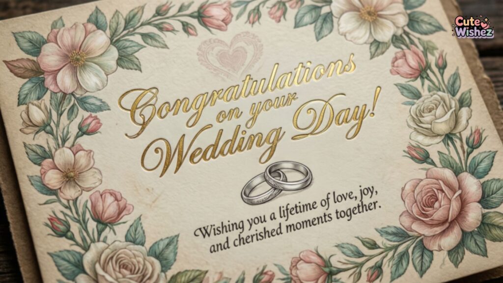 Classic Wedding Congratulations Messages