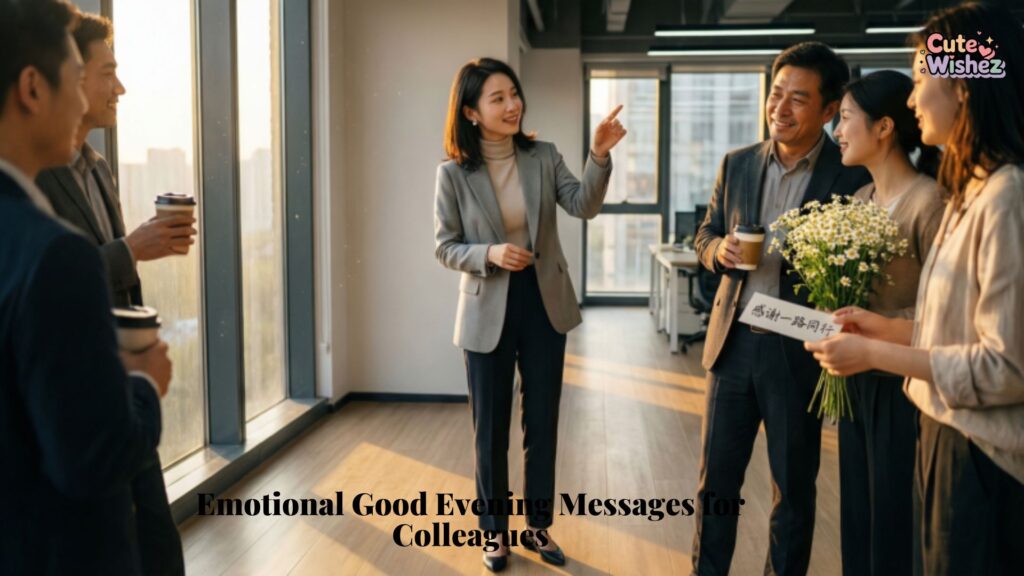 Emotional Good Evening Messages for Colleagues
