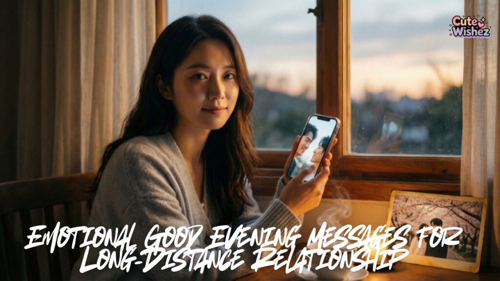 Emotional Good Evening Messages for Long-Distance Relationship