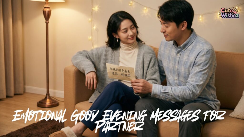 Emotional Good Evening Messages for Partner