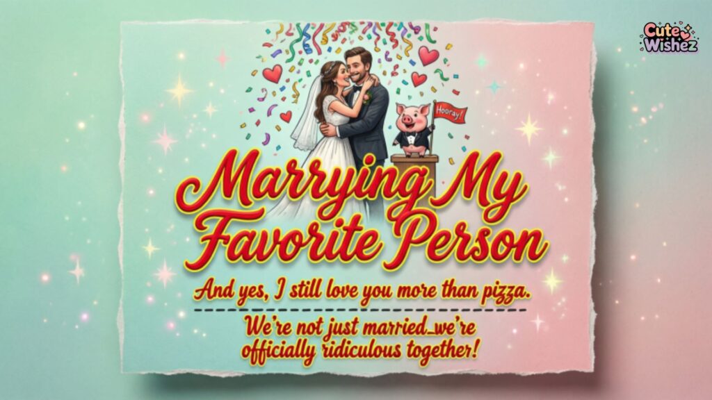 Funny Wedding Card Messages