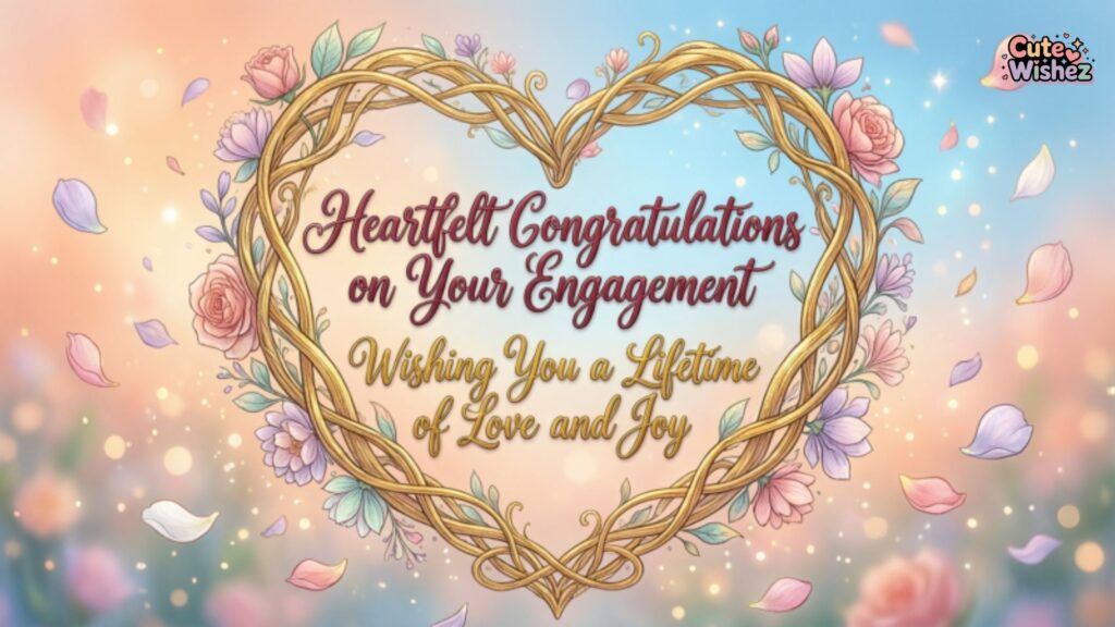 Heartfelt Congratulations on Your Engagement Messages