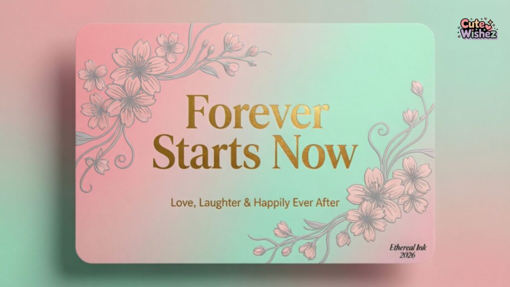 Modern and Trendy Phrases for Wedding Cards in 2026