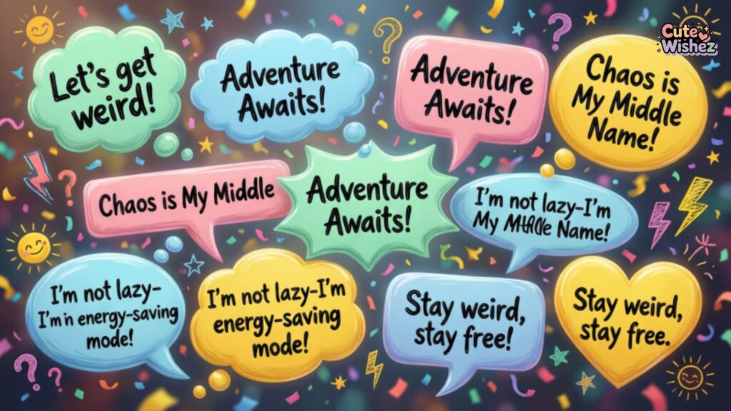 The Playful and Creative Captions