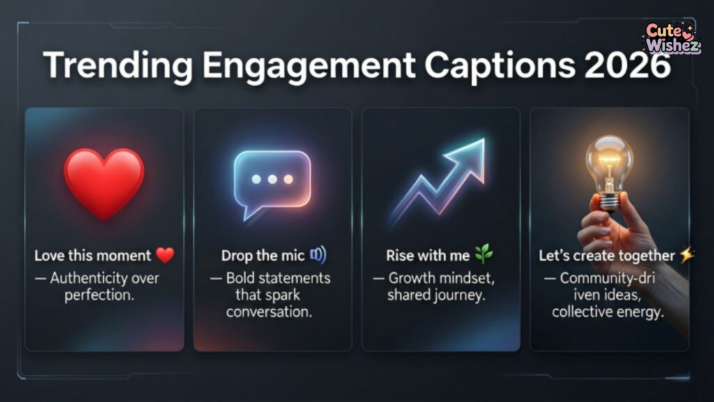 Trending Engagement Captions 2026