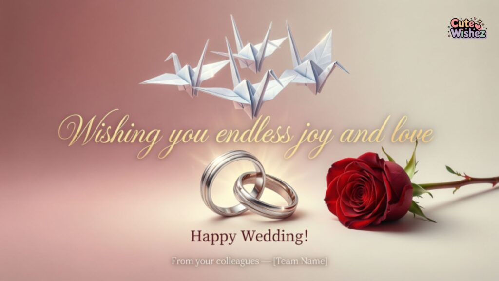 Wedding Wishes for Colleagues
