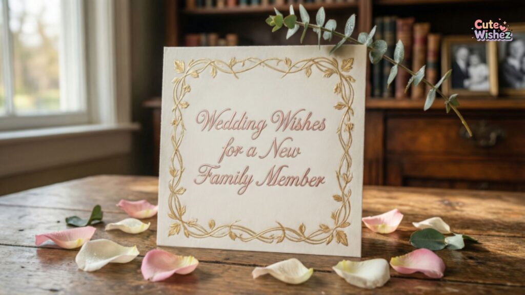 Wedding Wishes for a New Family Member