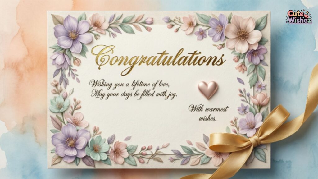 What to Write in a Wedding Card