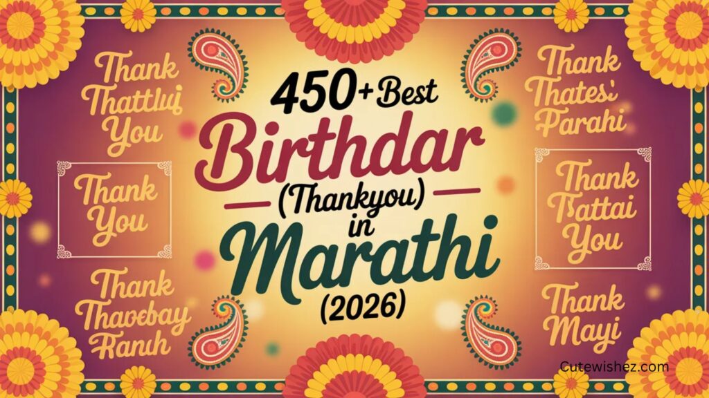 450+ Best Birthday Abhar (Thankyou) in Marathi (2026)