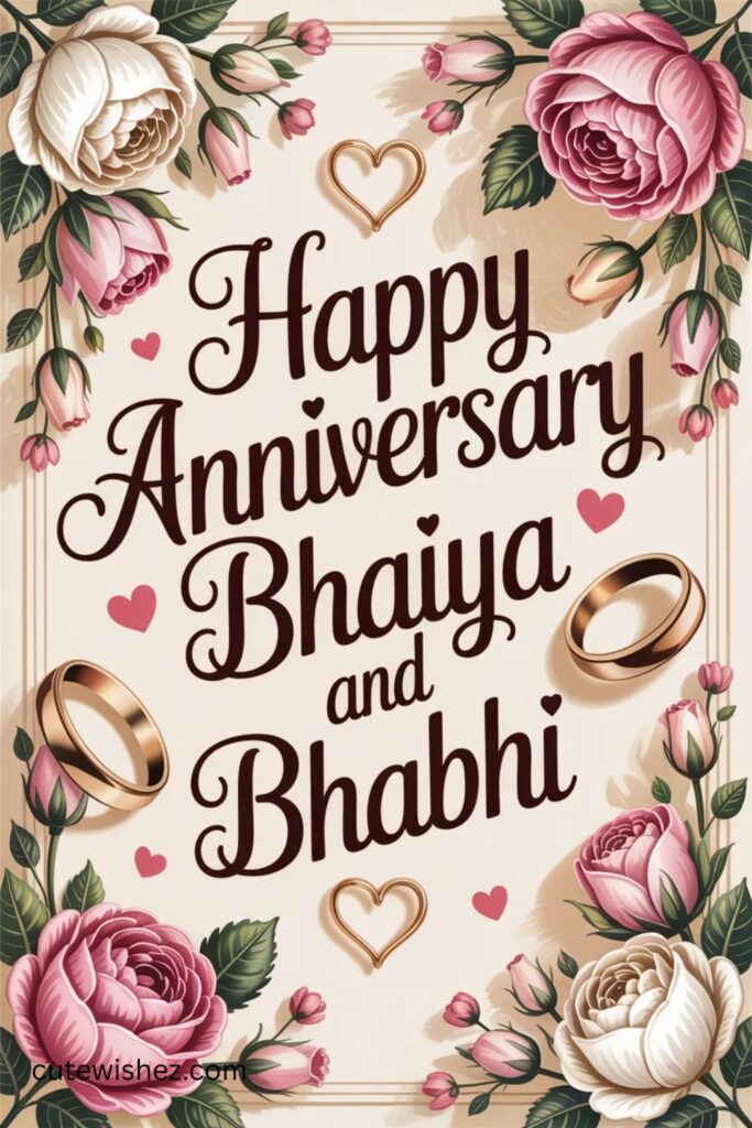 Anniversary Bhaiya and Bhabhi Quotes