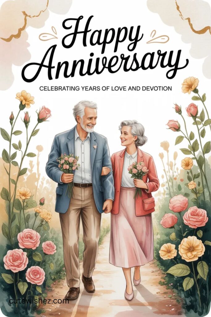 Anniversary Wishes for Long-Married Uncle and Aunty
