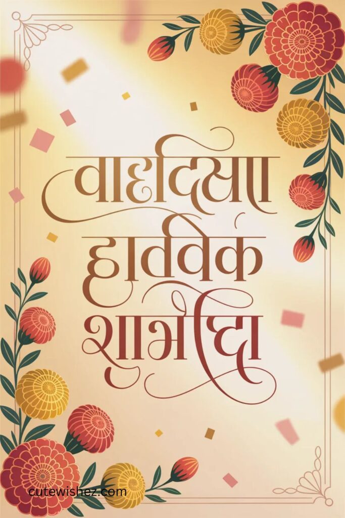 Birthday Thanks in Marathi