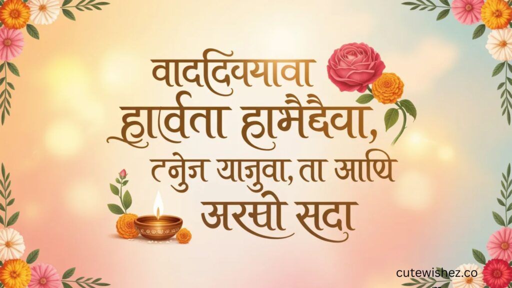 Emotional Birthday Wishes Marathi Shayari