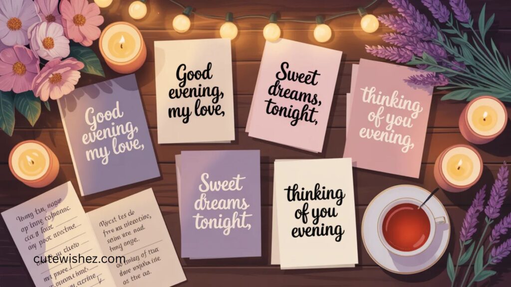 Good Evening Text Templates (Personalize in 10 Seconds)