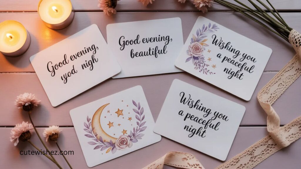 Romantic Good Evening Messages for Her  