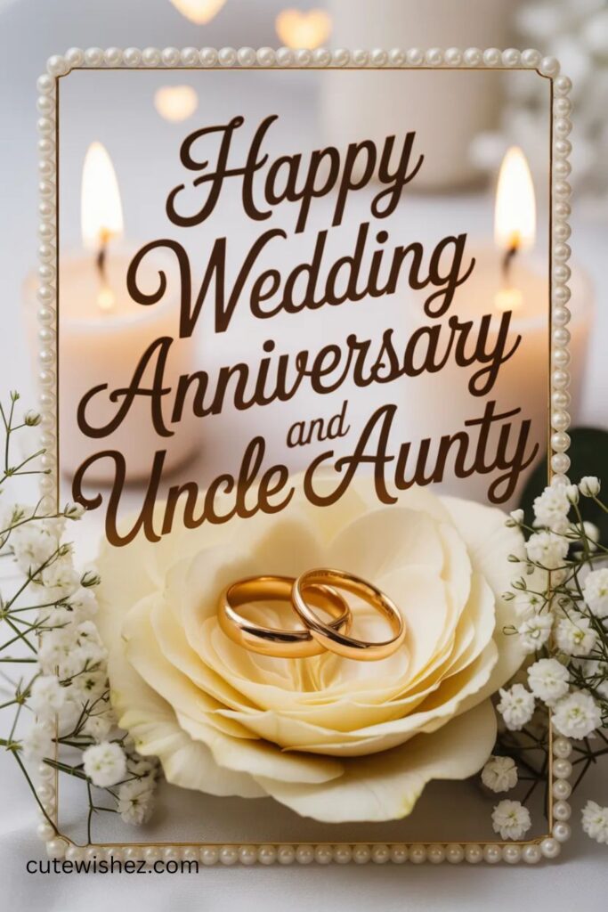 Wedding Anniversary Wishes for Uncle and Aunty