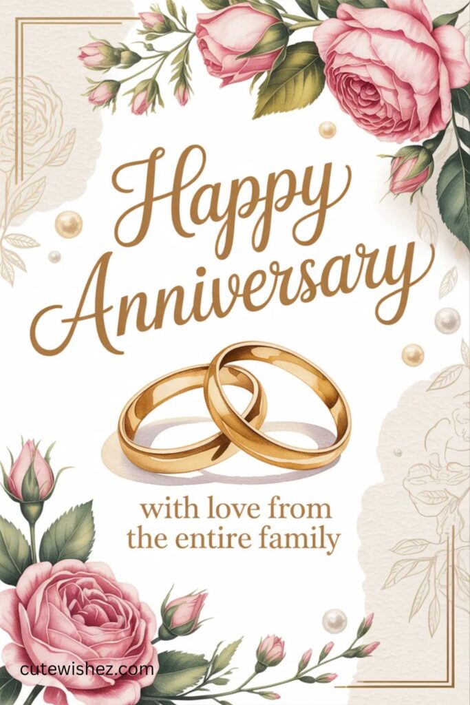Wedding Anniversary Wishes from Family