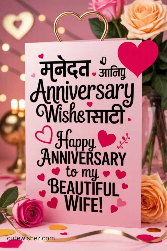 मजेदार आणि Funny Anniversary Wishes बायकोसाठी