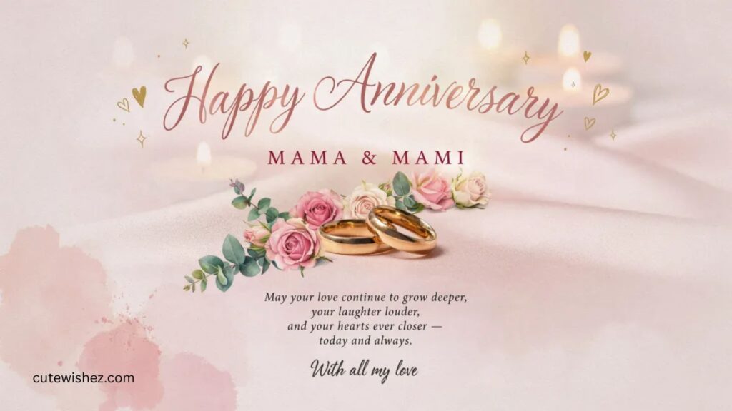 1st Anniversary Wishes for Mama Mami