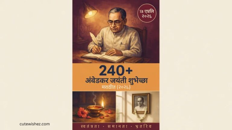 240+ Ambedkar Jayanti Wishes in Marathi (2026)