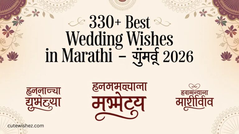 330+ Best Wedding Wishes in Marathi – शुभेच्छा संग्रह 2026