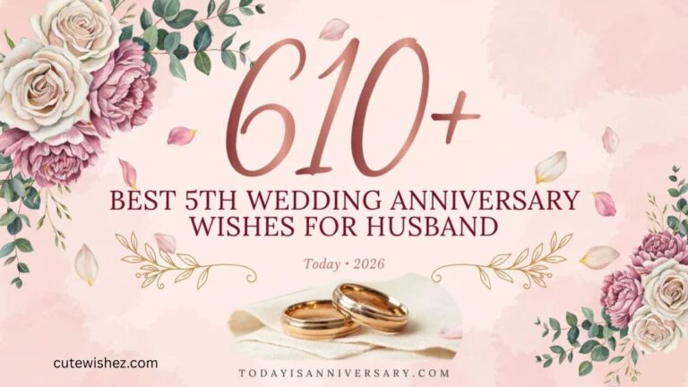 610+ Best 5th Wedding Anniversary Wishes for Husband Today (2026)