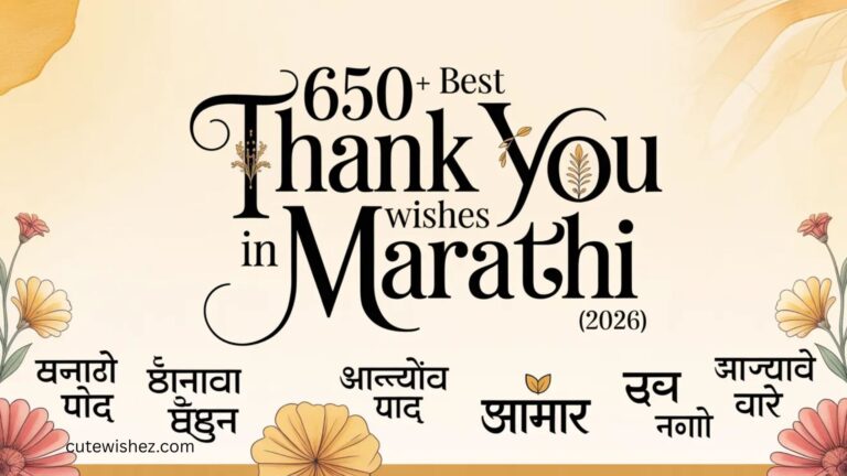 650+ Best Thank You Wishes in Marathi (2026)