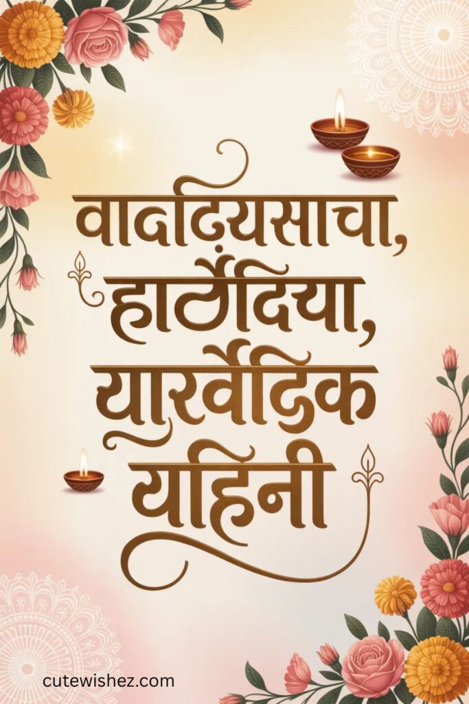 Birthday Wishes for Sister in Law in Marathi