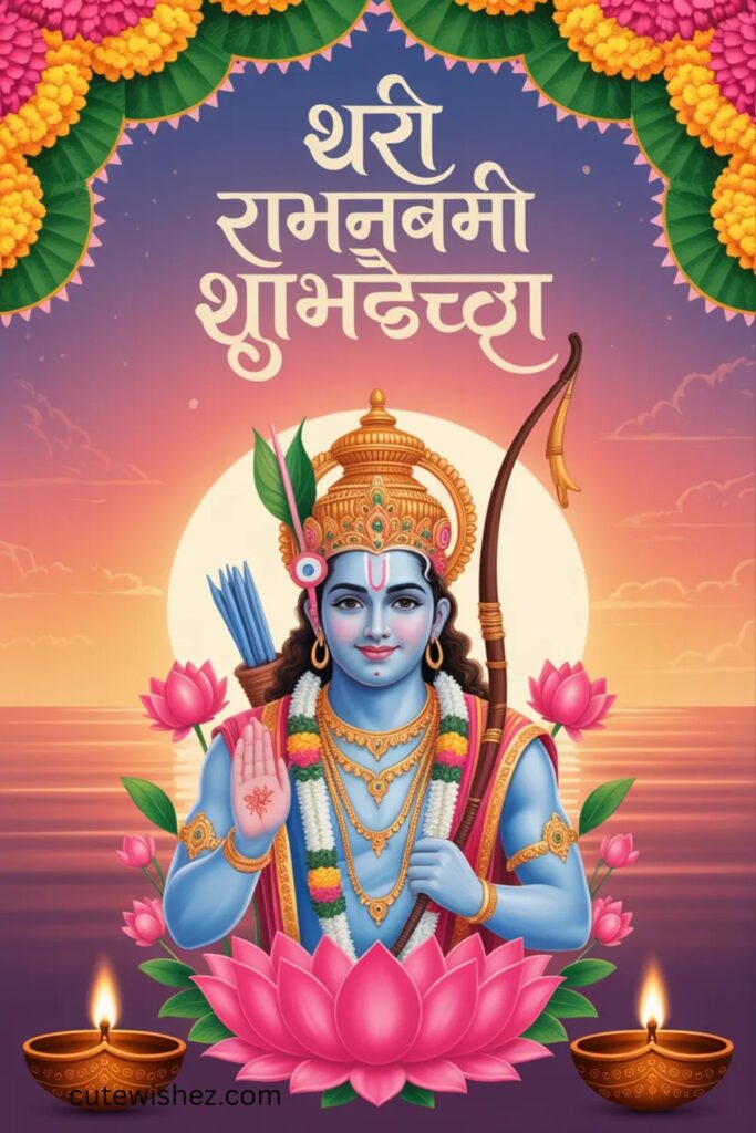 Ram Navmi Wishes in Marathi श्री रामनवमी शुभेच्छा