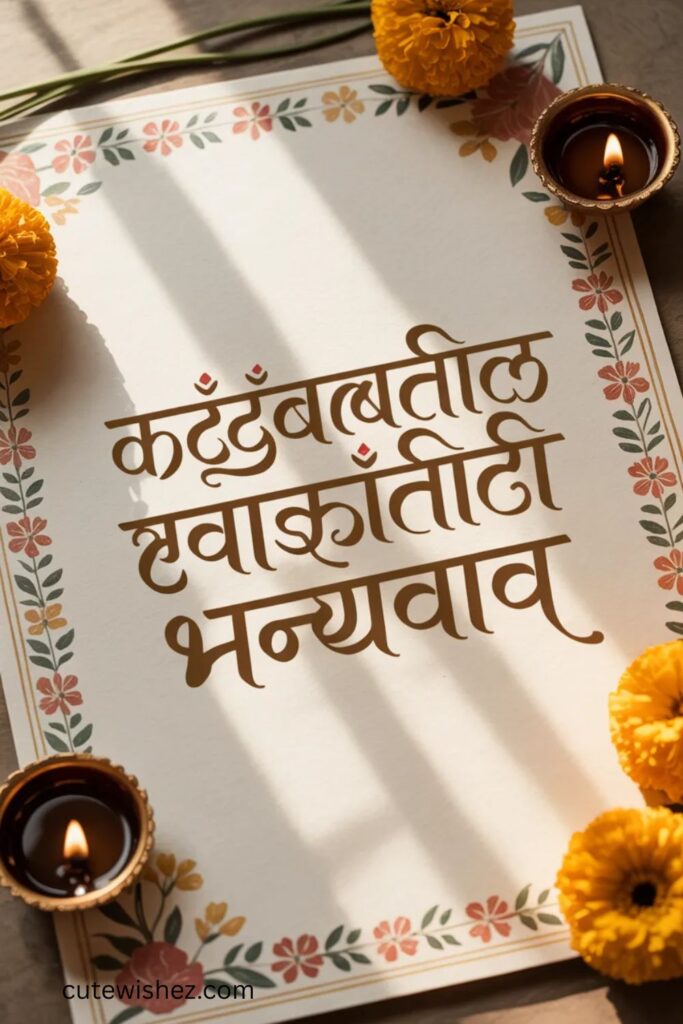 कुटुंबातील व्यक्तींसाठी धन्यवाद संदेश 