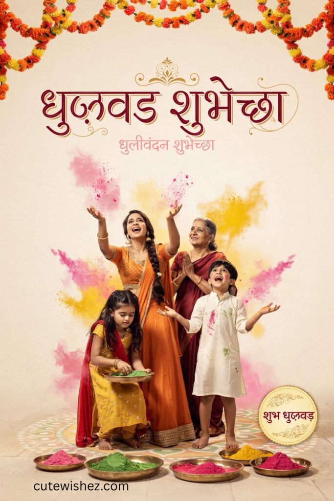 धुळवड शुभेच्छा मराठी धुलीवंदन शुभेच्छा