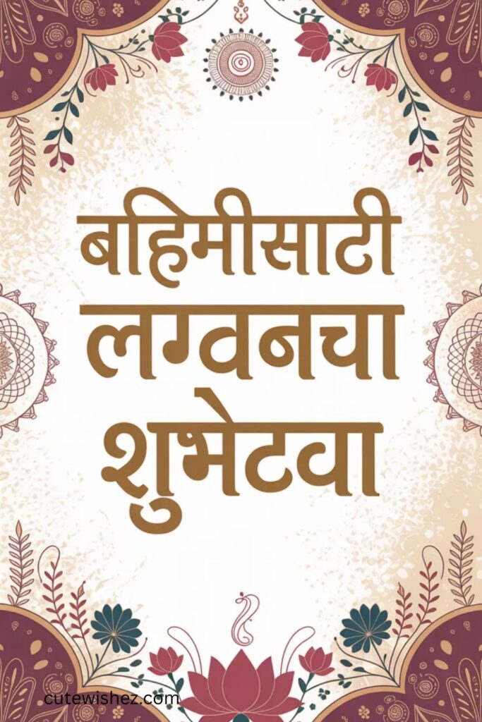 बहिणीसाठी लग्नाच्या शुभेच्छा